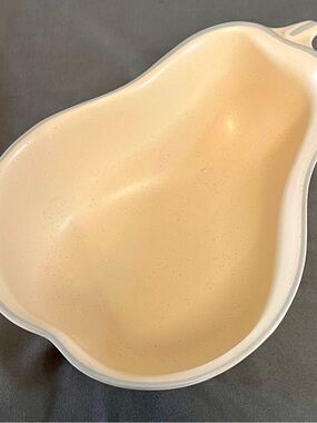 VTG Pfaltzgraff Tea Rose Pear Shaped Stoneware Fruit Bowl Cottagecore Farmhouse